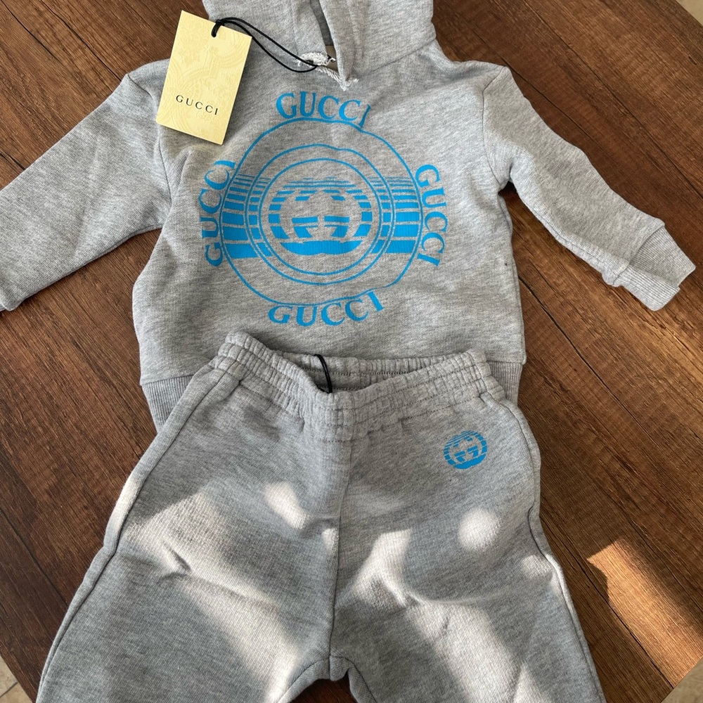 Authentic Gucci infant sweat suit